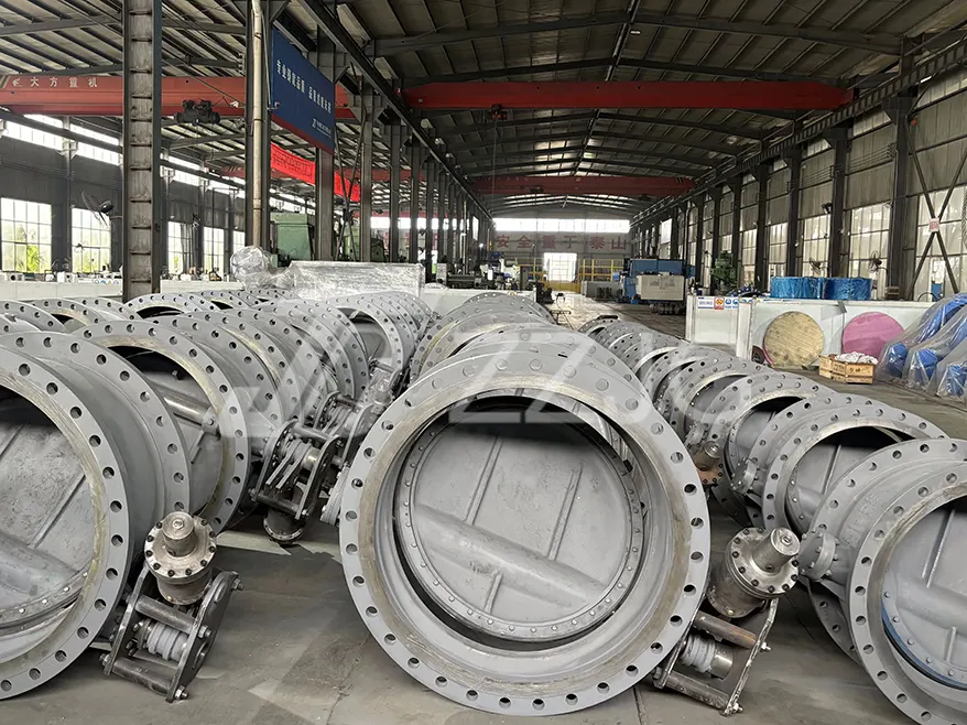 山东日照钢铁金属硬密封蝶阀项目 - 2