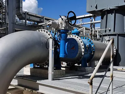 蝶阀和管力阀应用现场