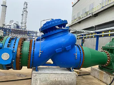 多功能水泵控制阀现场