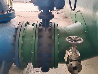 循环水系统中的蝶阀