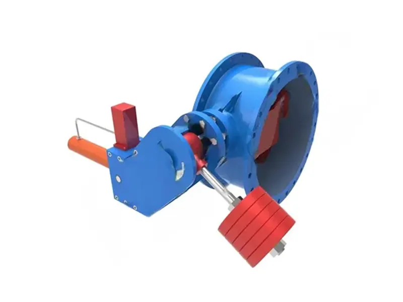 重锤式液控止回蝶阀 - 2